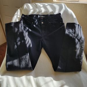 New York & Company Black Low Rise Skinny Leg Jeans